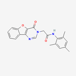 N-mesityl-2-(4-oxo[1]benzofuro[3,2-d]pyrimidin-3(4H)-yl)acetamide
