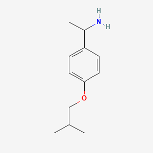 1-[4-(2-Methylpropoxy)phenyl]ethan-1-amine