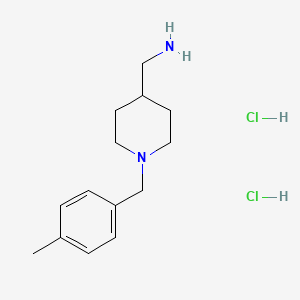 (1-(4-Methylbenzyl)piperidin-4-yl)methanamine dihydrochloride