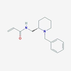 N-[[(2S)-1-Benzylpiperidin-2-yl]methyl]prop-2-enamide