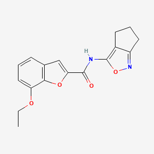N-(5,6-dihydro-4H-cyclopenta[c]isoxazol-3-yl)-7-ethoxybenzofuran-2-carboxamide