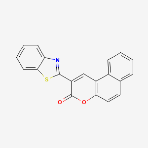 molecular formula C20H11NO2S B2378673 2-(1,3-benzothiazol-2-yl)-3H-benzo[f]chromen-3-one CAS No. 70546-21-3