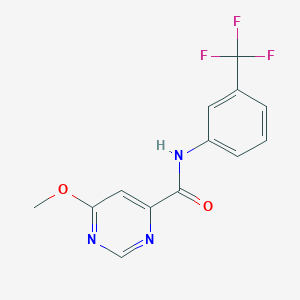 6-methoxy-N-(3-(trifluoromethyl)phenyl)pyrimidine-4-carboxamide