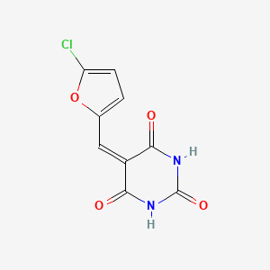 5-[(5-Chlorofuran-2-yl)methylidene]-1,3-diazinane-2,4,6-trione