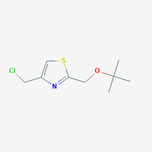 2-(Tert-butoxymethyl)-4-(chloromethyl)thiazole