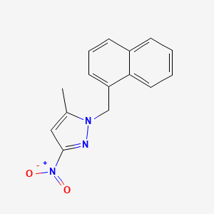 5-Methyl-1-(naphthylmethyl)-3-nitropyrazole