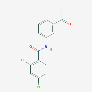 molecular formula C15H11Cl2NO2 B2378705 N-(3-acetylphenyl)-2,4-dichlorobenzamide CAS No. 316143-07-4
