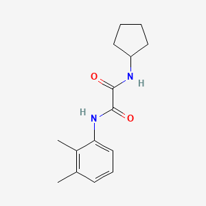 molecular formula C15H20N2O2 B2378709 N-cyclopentyl-N'-(2,3-dimethylphenyl)oxamide CAS No. 433255-23-3