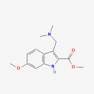 methyl 3-[(dimethylamino)methyl]-6-methoxy-1H-indole-2-carboxylate