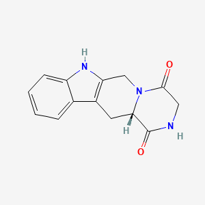 (12aS)-1,2,3,4,6,7,12,12a-Octahydropyrazino[1',2':1,6]pyrido[3,4-b]indole-1,4-dione