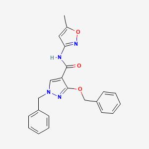 1-benzyl-3-(benzyloxy)-N-(5-methylisoxazol-3-yl)-1H-pyrazole-4-carboxamide