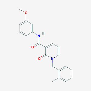 molecular formula C21H20N2O3 B2378771 N-(3-methoxyphenyl)-1-(2-methylbenzyl)-2-oxo-1,2-dihydropyridine-3-carboxamide CAS No. 946246-78-2