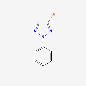 molecular formula C8H6BrN3 B2378822 4-Bromo-2-phenyltriazole CAS No. 77896-57-2