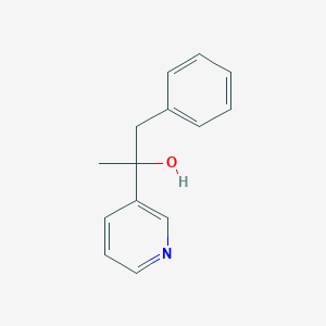 molecular formula C14H15NO B2378826 1-Phenyl-2-(pyridin-3-yl)propan-2-ol CAS No. 50845-68-6