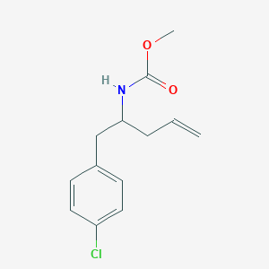 CarbaMic acid, [1-[(4-chlorophenyl)Methyl]-3-butenyl]-, Methyl ester (9CI)
