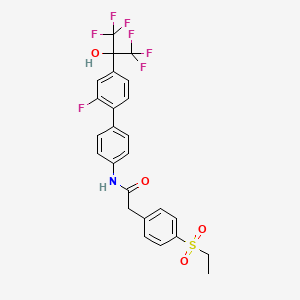 molecular formula C25H20F7NO4S B2378889 XY101 