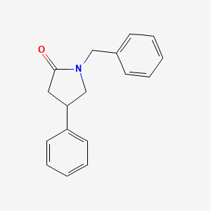 molecular formula C17H17NO B2378893 1-苄基-4-苯基吡咯烷-2-酮 CAS No. 108303-98-6