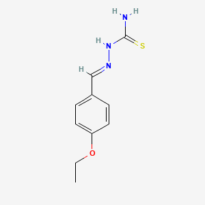 molecular formula C10H13N3OS B2378895 4-Ethoxybenzaldehyde thiosemicarbazone CAS No. 1548686-57-2; 99168-23-7