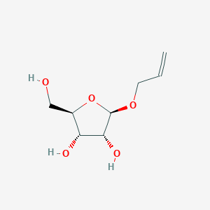 molecular formula C9H10F3NO B237890 Allyl ribofuranoside CAS No. 134149-47-6