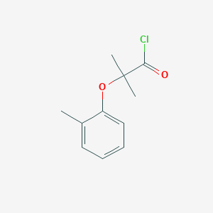 2-Methyl-2-(2-methylphenoxy)propanoyl chloride