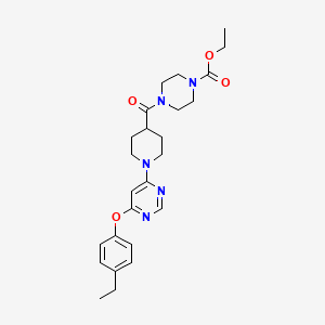 N-butyl-1-[3-(phenylthio)pyrazin-2-yl]piperidine-4-carboxamide