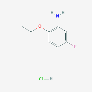 molecular formula C8H11ClFNO B2379074 2-Ethoxy-5-fluoroaniline hydrochloride CAS No. 1431966-01-6