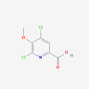 molecular formula C7H5Cl2NO3 B2379094 4,6-Dichloro-5-methoxypyridine-2-carboxylic acid CAS No. 408536-01-6