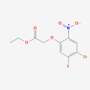 Ethyl 2-(4-bromo-5-fluoro-2-nitrophenoxy)acetate