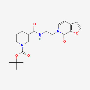 tert-butyl 3-((2-(7-oxofuro[2,3-c]pyridin-6(7H)-yl)ethyl)carbamoyl)piperidine-1-carboxylate