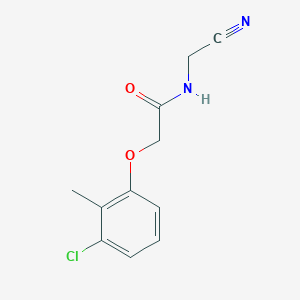 2-(3-chloro-2-methylphenoxy)-N-(cyanomethyl)acetamide