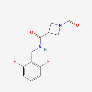 1-acetyl-N-(2,6-difluorobenzyl)azetidine-3-carboxamide