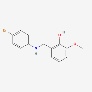 2-{[(4-Bromophenyl)amino]methyl}-6-methoxyphenol