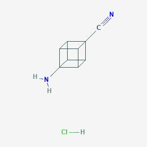 4-Aminocubane-1-carbonitrile;hydrochloride