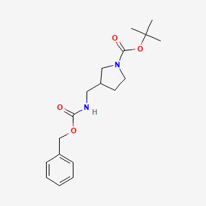 Benzyl [[(S)-1-(tert-butoxycarbonyl)pyrrolidin-3-yl]methyl]carbamate
