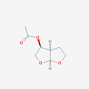 (3S,3aR,6aS)-Hexahydrofuro[2,3-b]furan-3-yl Acetate