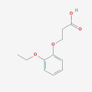 molecular formula C11H14O4 B2379439 3-(2-ethoxyphenoxy)propanoic Acid CAS No. 379254-66-7