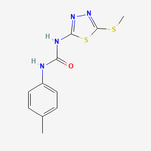 1-(5-(Methylthio)-1,3,4-thiadiazol-2-yl)-3-(p-tolyl)urea