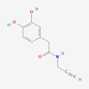 2-(3,4-Dihydroxyphenyl)-N-(prop-2-YN-1-YL)acetamide