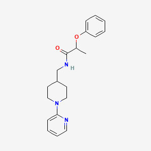 2-phenoxy-N-((1-(pyridin-2-yl)piperidin-4-yl)methyl)propanamide