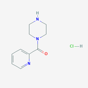 molecular formula C10H14ClN3O B2379540 1-Piperazinyl(2-pyridinyl)methanone hydrochloride CAS No. 1071608-51-9