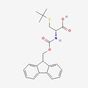 molecular formula C22H25NO4S B2379575 Fmoc-D-cys(tbu)-OH CAS No. 131766-22-8; 67436-13-9