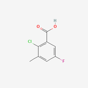 2-Chloro-5-fluoro-3-methylbenzoic acid
