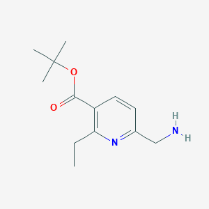 molecular formula C13H20N2O2 B2379640 Tert-butyl 6-(aminomethyl)-2-ethylpyridine-3-carboxylate CAS No. 2248331-57-7
