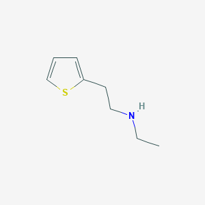 molecular formula C8H13NS B2379655 Ethyl[2-(thiophen-2-yl)ethyl]amine CAS No. 753413-40-0