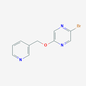 2-Bromo-5-(pyridin-3-ylmethoxy)pyrazine