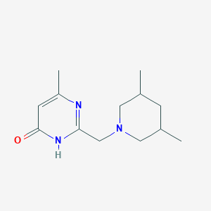 2-[(3,5-Dimethylpiperidino)methyl]-6-methyl-4-pyrimidinol