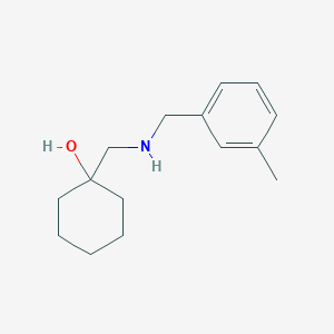 molecular formula C15H23NO B2379711 1-(((3-Methylbenzyl)amino)methyl)cyclohexan-1-ol CAS No. 1178632-00-2