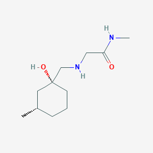 2-[[(1R,3S)-1-Hydroxy-3-methylcyclohexyl]methylamino]-N-methylacetamide