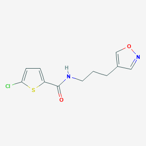 5-chloro-N-(3-(isoxazol-4-yl)propyl)thiophene-2-carboxamide
