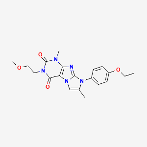 8-(4-ethoxyphenyl)-3-(2-methoxyethyl)-1,7-dimethyl-1H-imidazo[2,1-f]purine-2,4(3H,8H)-dione